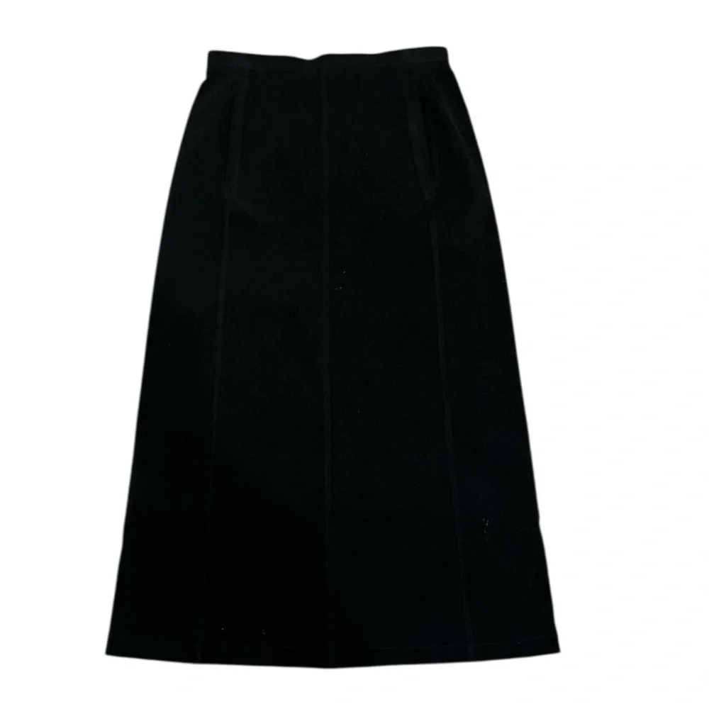 Harve Benard Petites Black 8P Maxi Pencil Skirt